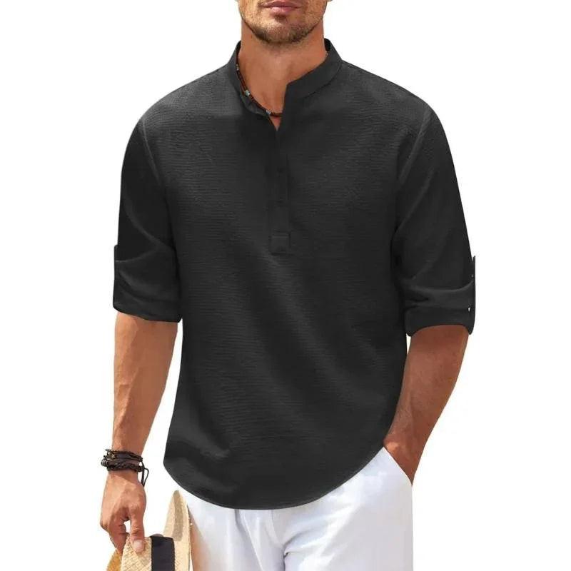 Camisa de Linho Masculino - Beach Wear - Altino
