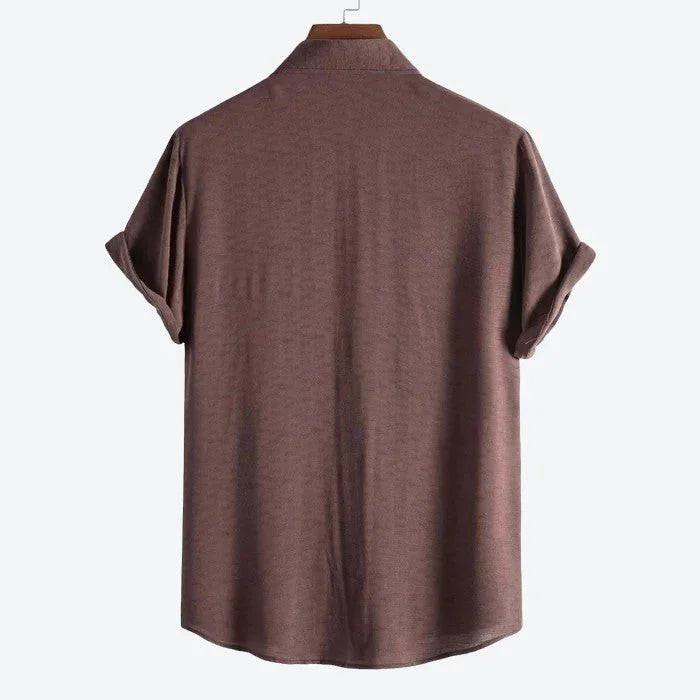 Camisa Manga Curta Lisa Hombre - Altino