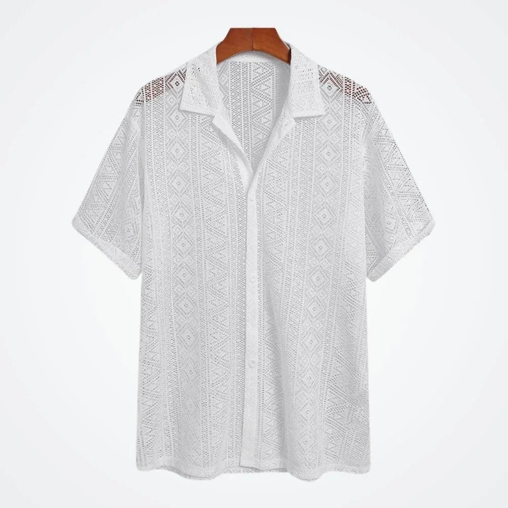 Camisa Masculina Manga Curta Tricot - Altino