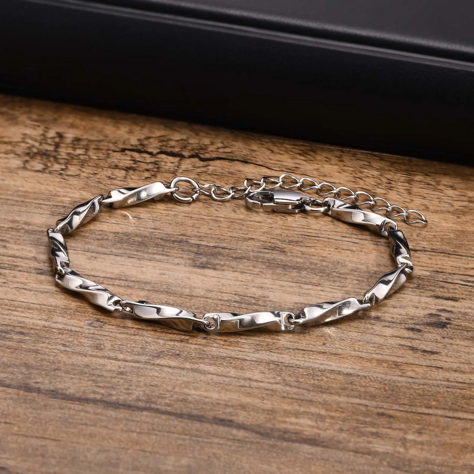Pulseira Masculina Aço Inoxidável Mobius - Altino