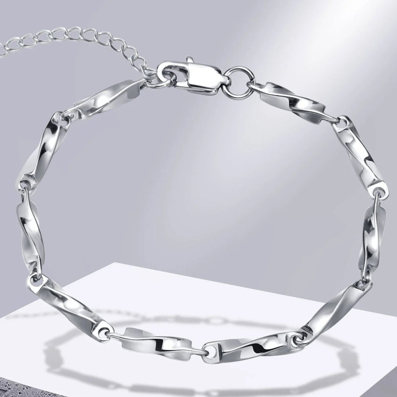 Pulseira Masculina Aço Inoxidável Mobius - Altino