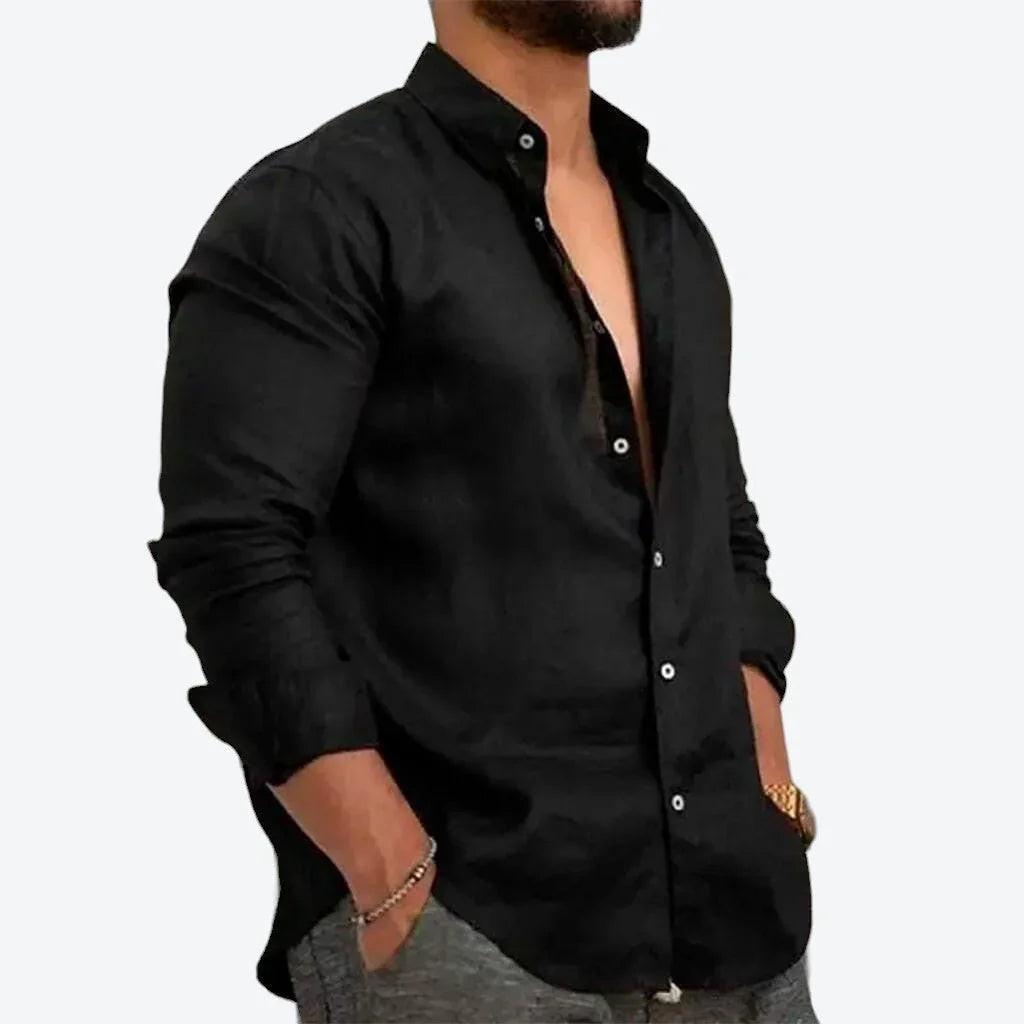 Camisa de Linho Masculino – Estilo Elegante e Conforto Atemporal - Altino