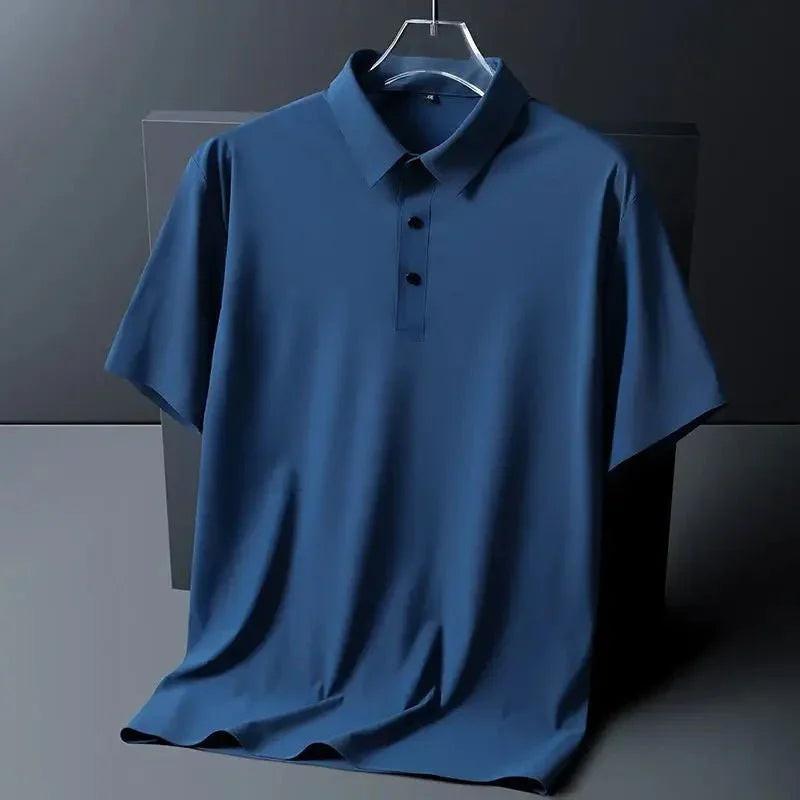 Camisa Polo Premium em Seda Gelo - Tecnologia Anti Amassado - Altino