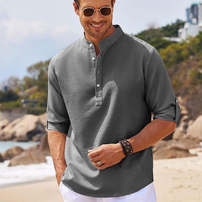 Camisa de Linho Masculino - Beach Wear - Altino