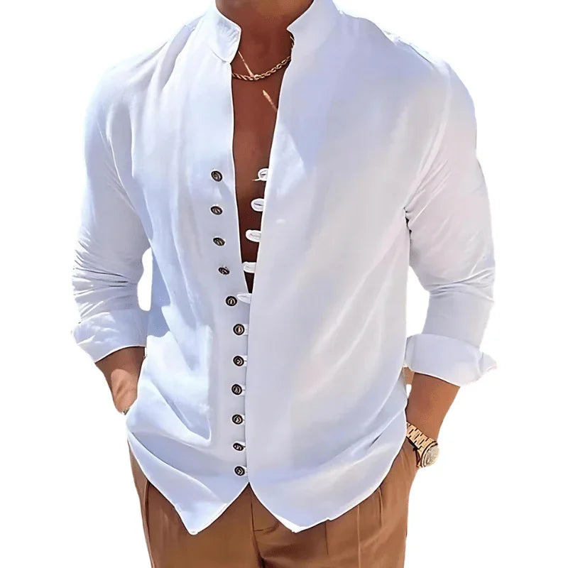 Camisa de Linho Masculino - Luxury Spring - Altino