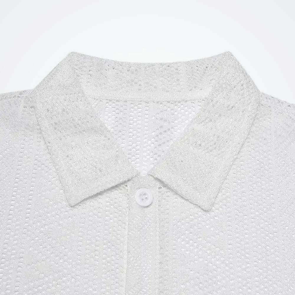 Camisa Masculina Manga Curta Tricot - Altino