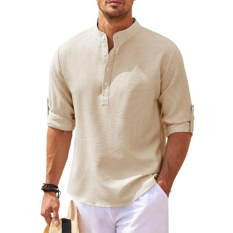 Camisa de Linho Masculino - Beach Wear - Altino