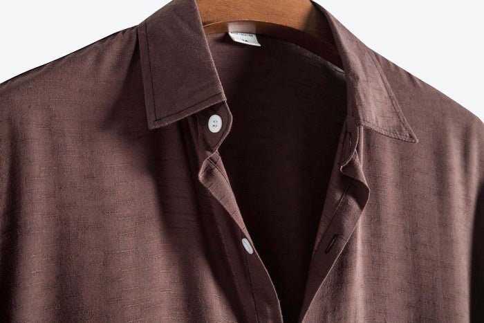 Camisa Manga Curta Lisa Hombre - Altino