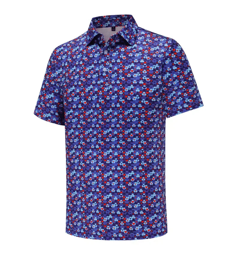 Camisa Polo Masculina Estampa Ótica Altino – Estilo Irreverente com Conforto Premium - Altino