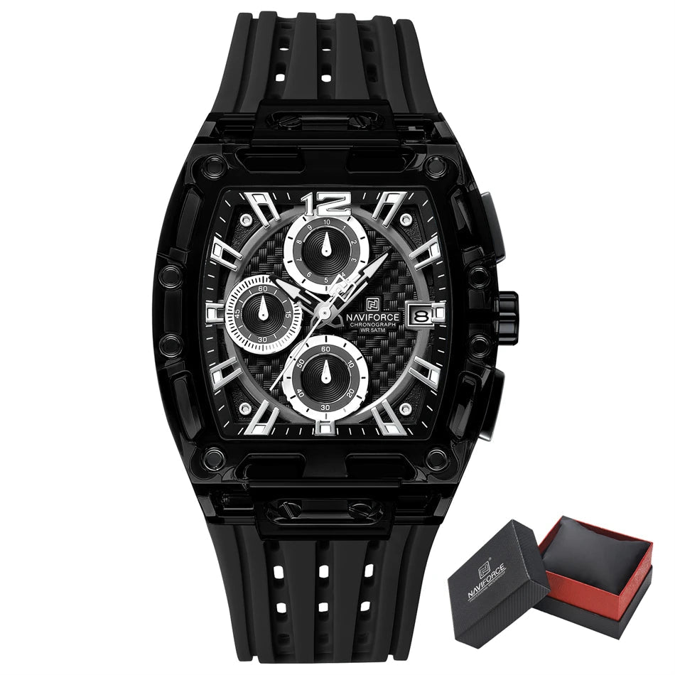 Relógio Masculino Naviforce Cronógrafo Esportivo 3ATM - Altino