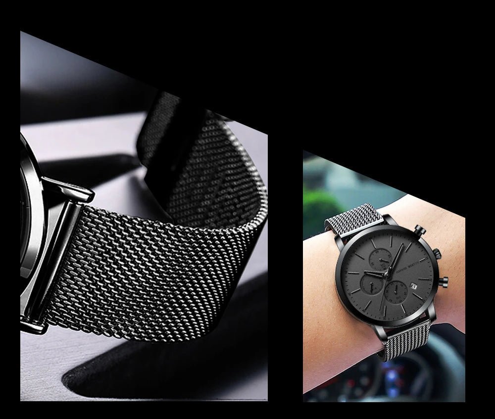 Relógio Masculino Esportivo Hannah Martin Aço Inoxidável - Altino