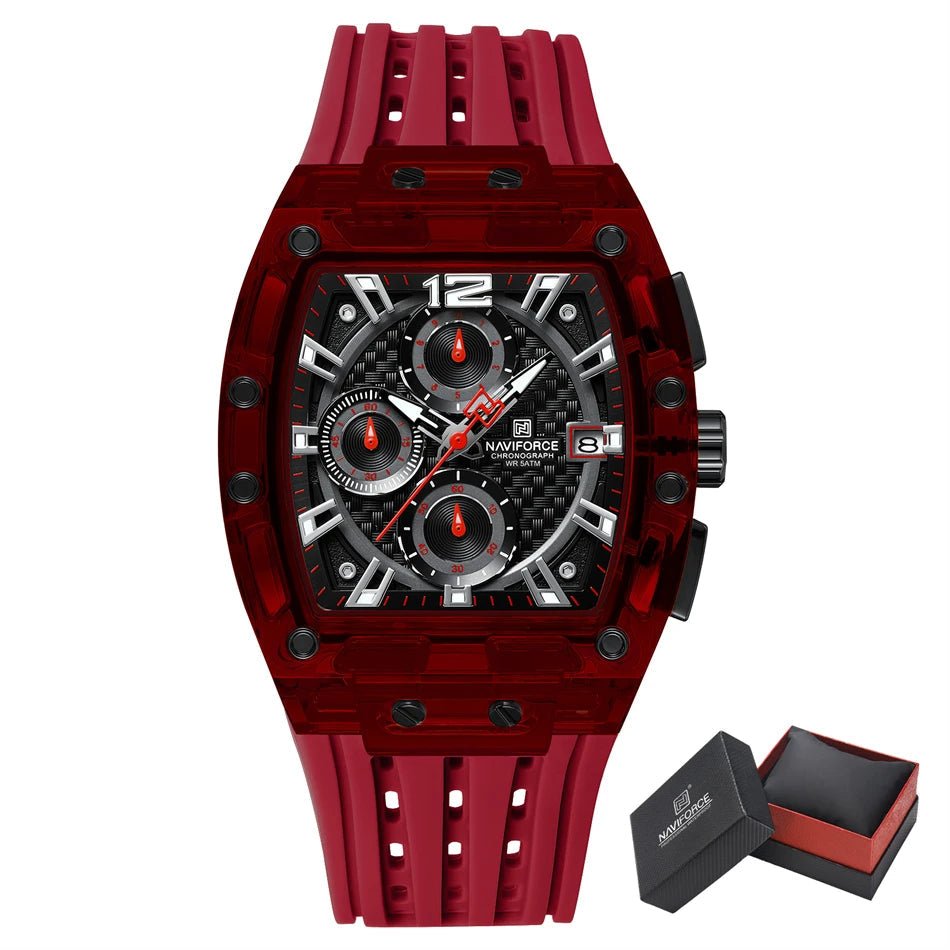 Relógio Masculino Naviforce Cronógrafo Esportivo 3ATM - Altino