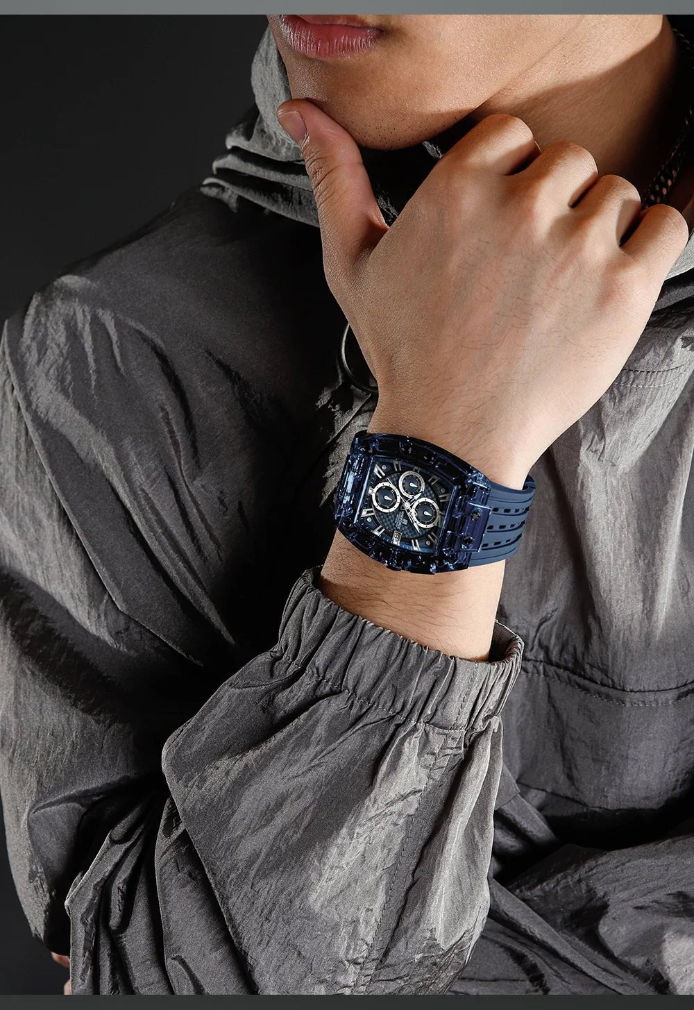 Relógio Masculino Naviforce Cronógrafo Esportivo 3ATM - Altino