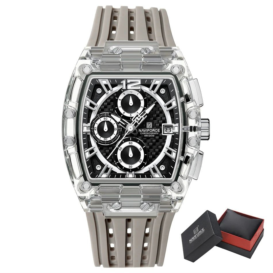 Relógio Masculino Naviforce Cronógrafo Esportivo 3ATM - Altino