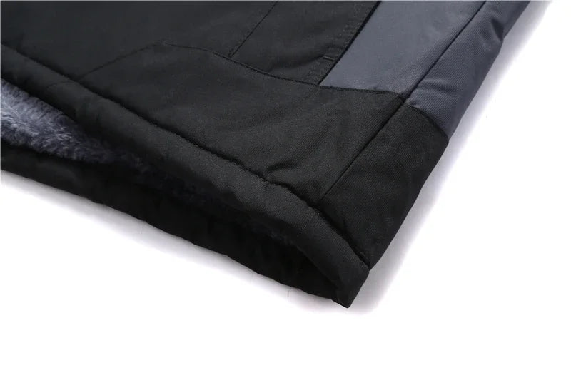 Jaqueta Masculina Térmica Inverno 2025 - Impermeável, Forrada com Lã, Capuz - Altino