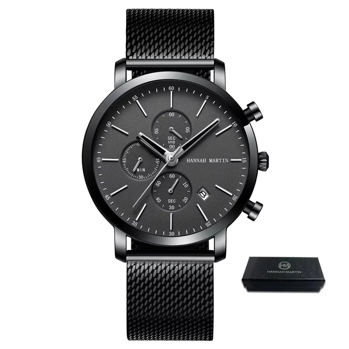 Relógio Masculino Esportivo Hannah Martin Aço Inoxidável - Altino