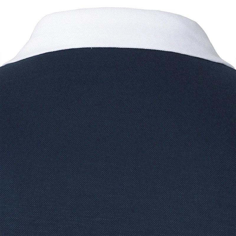 Camisa Polo Masculina Poliéster cor sólida com zíper - Altino