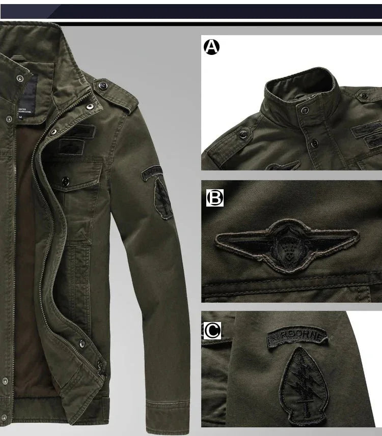 Jaqueta Militar Masculina Casual - Altino