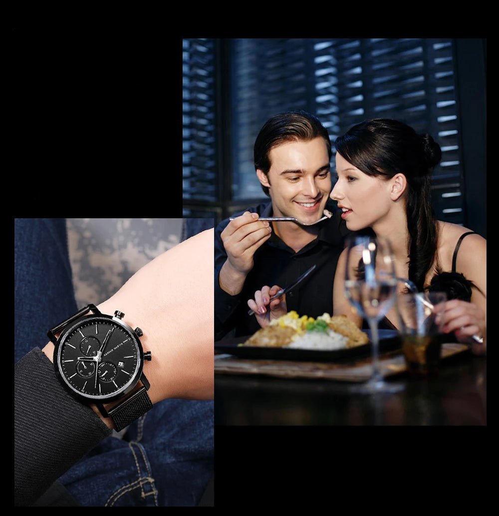 Relógio Masculino Esportivo Hannah Martin Aço Inoxidável - Altino