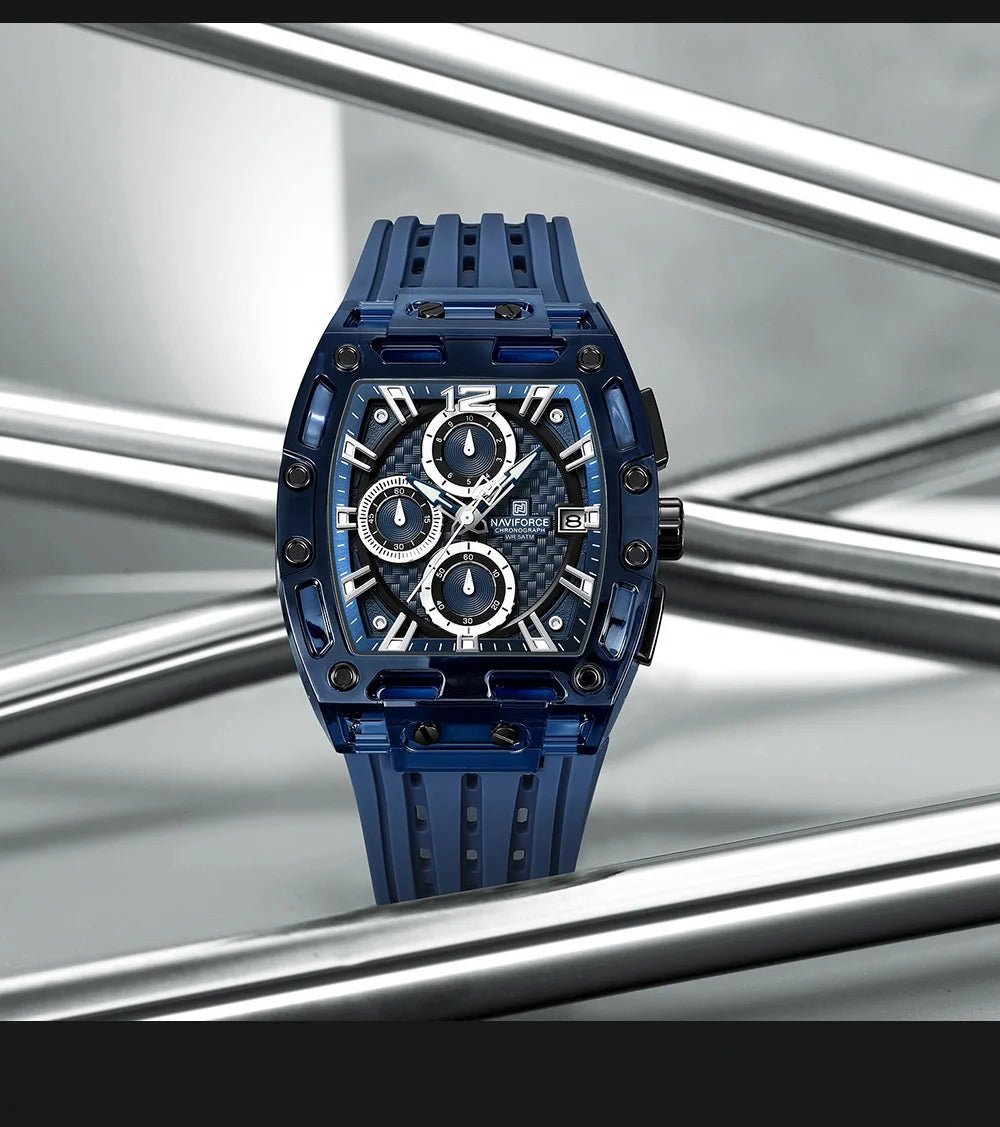 Relógio Masculino Naviforce Cronógrafo Esportivo 3ATM - Altino