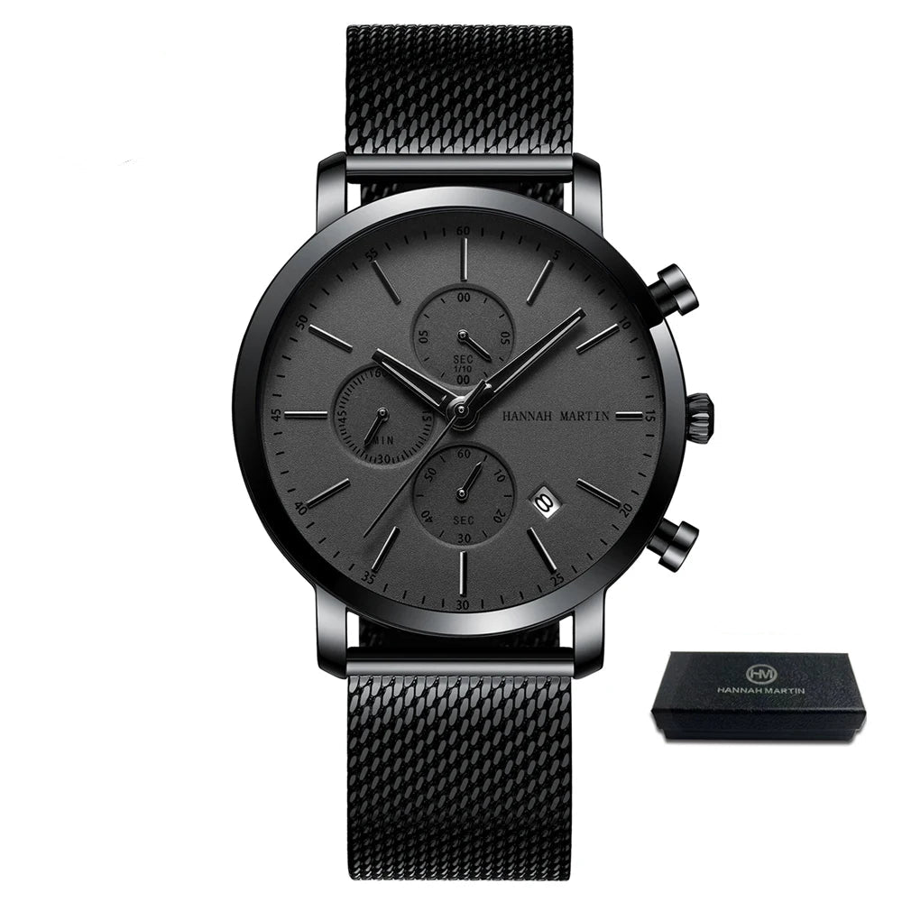 Relógio Masculino Esportivo Hannah Martin Aço Inoxidável - Altino