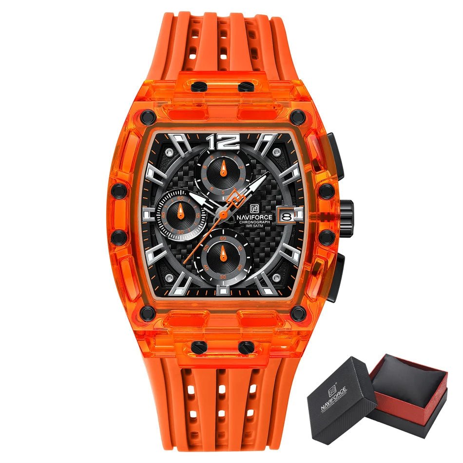 Relógio Masculino Naviforce Cronógrafo Esportivo 3ATM - Altino