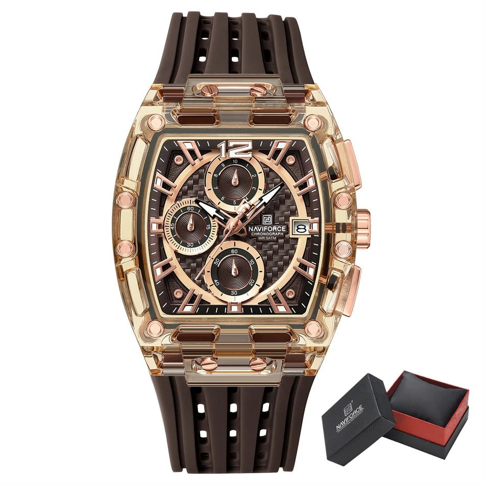 Relógio Masculino Naviforce Cronógrafo Esportivo 3ATM - Altino