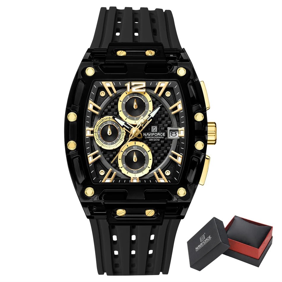 Relógio Masculino Naviforce Cronógrafo Esportivo 3ATM - Altino