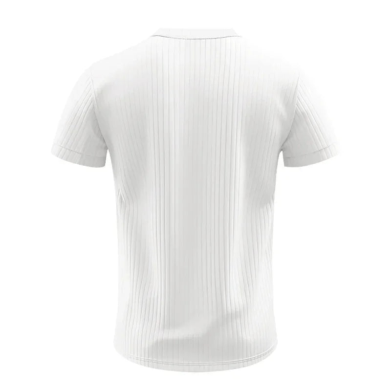 Camisa Masculina Listrada com Gola Henley - Conforto e Estilo - Altino