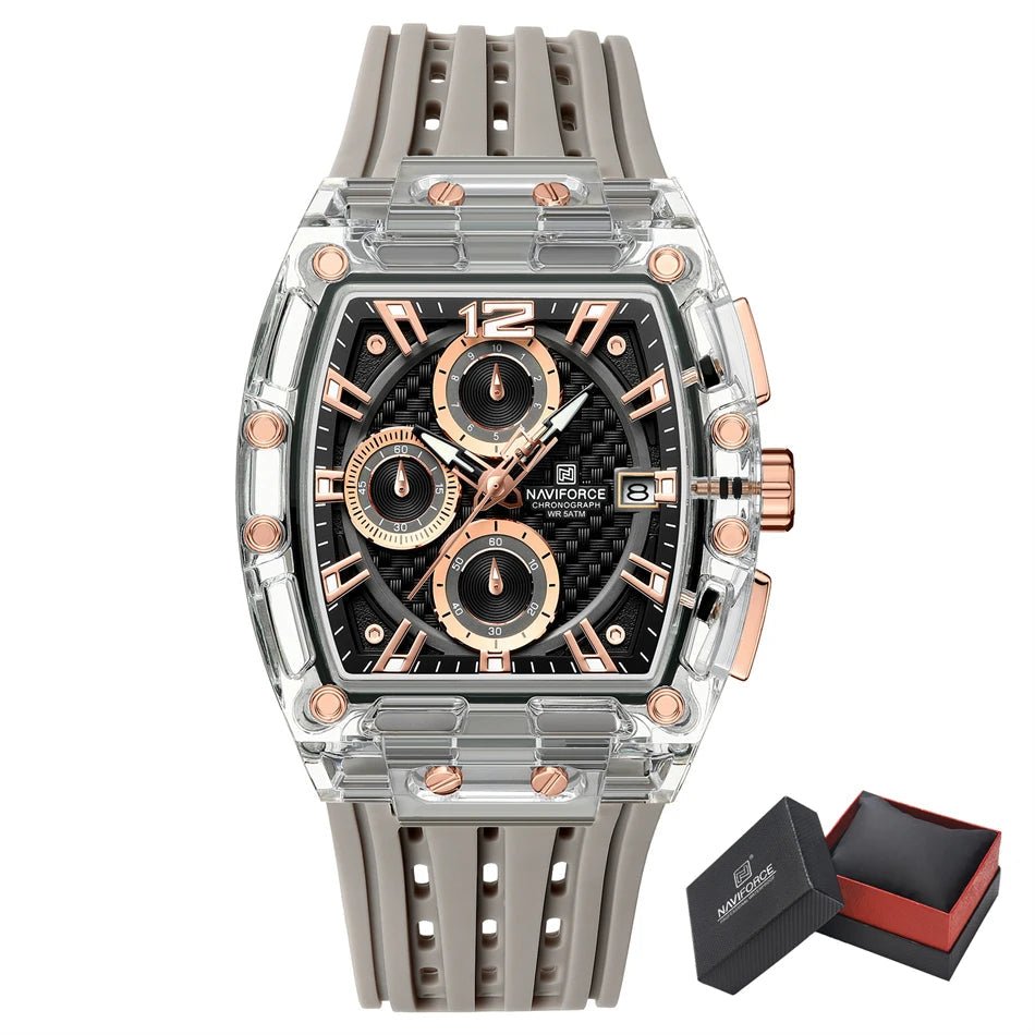 Relógio Masculino Naviforce Cronógrafo Esportivo 3ATM - Altino