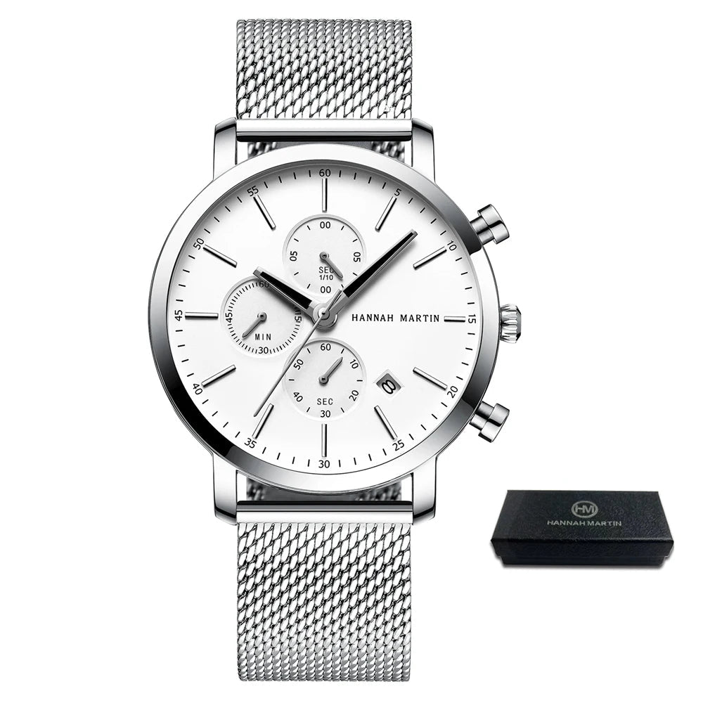 Relógio Masculino Esportivo Hannah Martin Aço Inoxidável - Altino