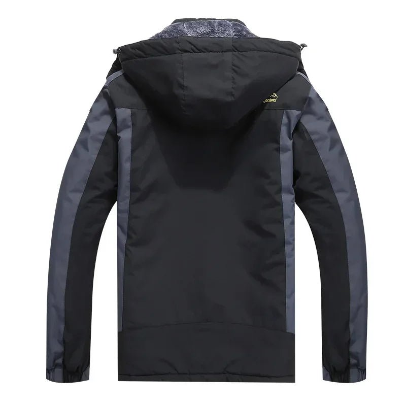 Jaqueta Masculina Térmica Inverno 2025 - Impermeável, Forrada com Lã, Capuz - Altino