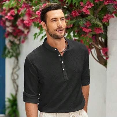 Camisa de Linho Masculino - Beach Wear - Altino