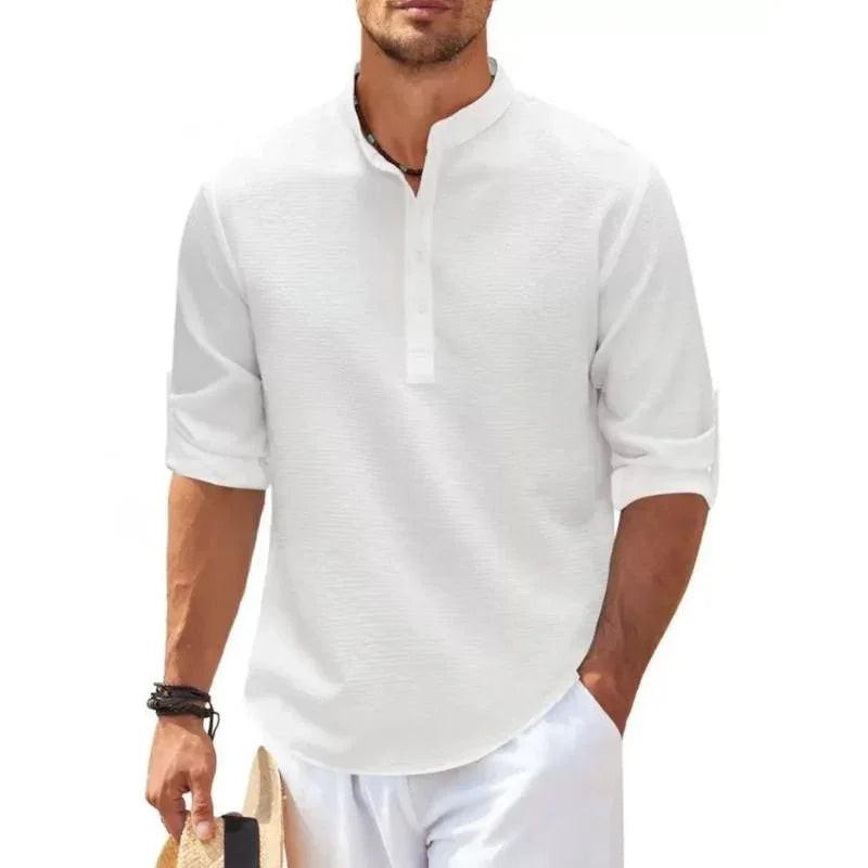 Camisa de Linho Masculino - Beach Wear - Altino
