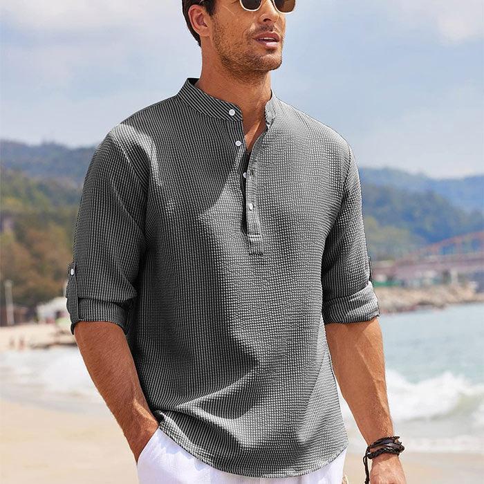 Camisa de Linho Masculino - Beach Wear - Altino