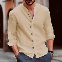 Camisa de Linho Gola Careca - Daymon - Altino