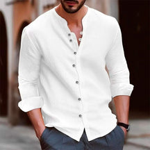 Camisa de Linho Gola Careca - Daymon - Altino