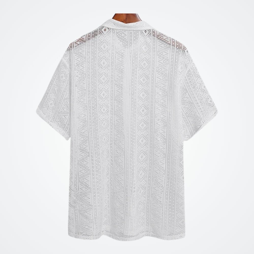 Camisa Masculina Manga Curta Tricot