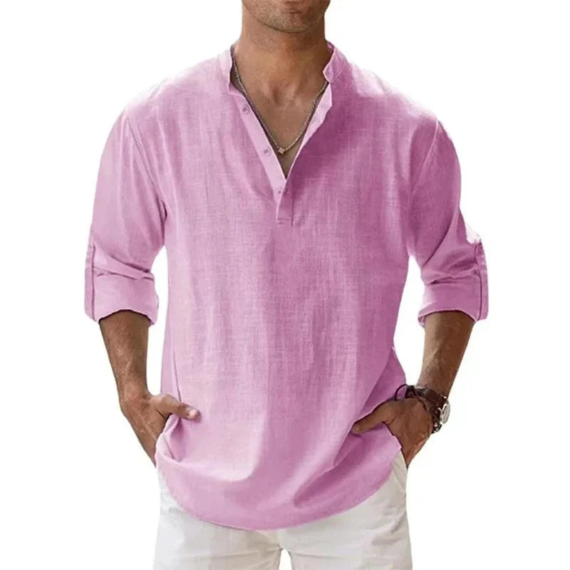 Camisa de Linho Hawaiian