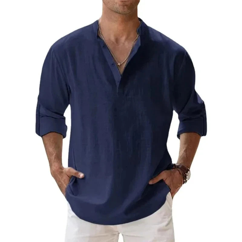 Camisa de Linho Hawaiian