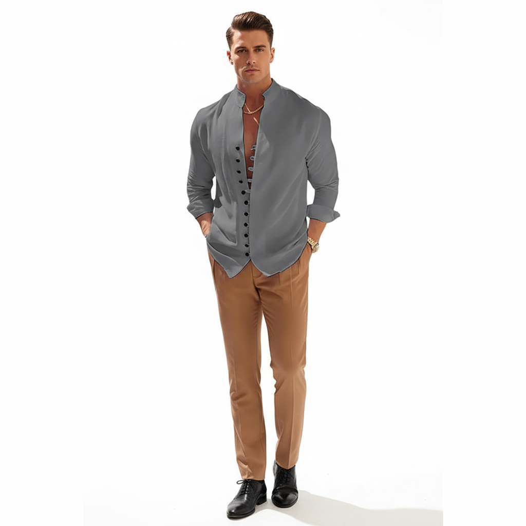 Camisa de Linho Masculino - Luxury Spring - Altino