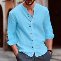 Camisa de Linho Gola Careca - Daymon - Altino