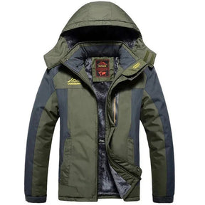 Jaqueta Masculina Térmica Inverno 2025 - Impermeável, Forrada com Lã, Capuz - Altino
