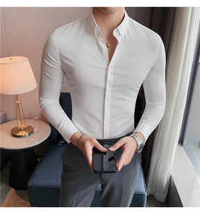 Camisa Masculina Ajuste Fino Outono 2025 - Altino