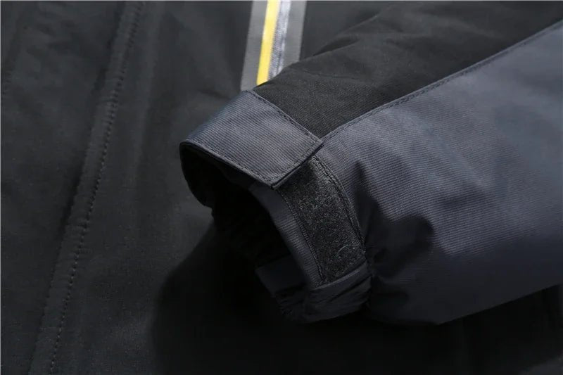 Jaqueta Masculina Térmica Inverno 2025 - Impermeável, Forrada com Lã, Capuz - Altino
