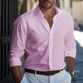Camisa Masculina de Seda Confortável - Altino