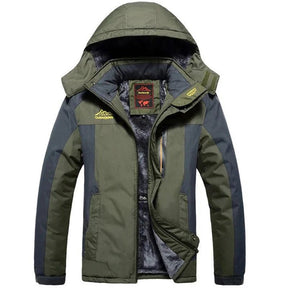 Jaqueta Masculina Térmica Inverno 2025 - Impermeável, Forrada com Lã, Capuz - Altino