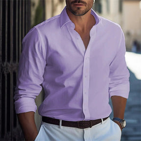 Camisa Masculina de Seda Confortável - Altino