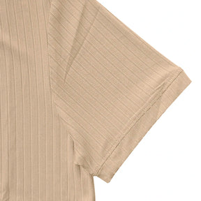 Camiseta Masculina Listrada com Gola Henley - Conforto e Estilo - Altino