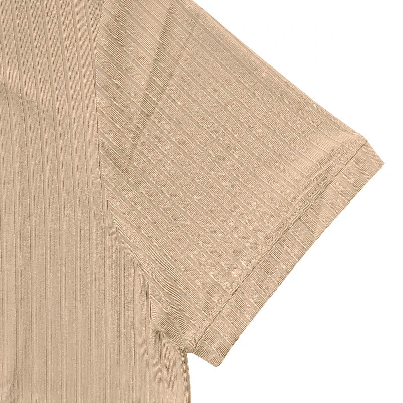 Camiseta Masculina Listrada com Gola Henley - Conforto e Estilo - Altino